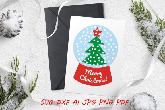 Download Merry Christmas Tree in the Snow Globe&nbsp; - Merry christmas Collection