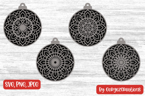 Download Layered Christmas Baubles SVG Cut Files - Cut files Collection