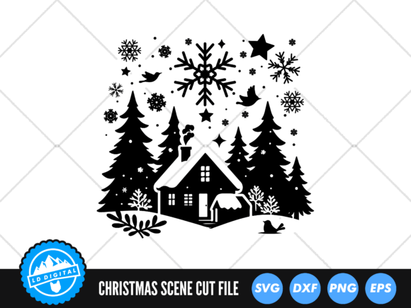 Download Christmas Scene SVG | Merry Christmas - Merry christmas Collection