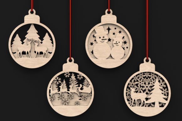 Download Laser Cut Christmas Baubles Svg Files - Laser cut christmas Collection