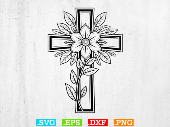 Download Cross SVG Cut Files, Religious Cross Dxf - Cut files Collection