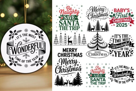 Download Merry Christmas SVG Bundle - Merry christmas Collection