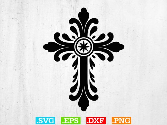 Download Cross SVG Cut Files, Religious Cross Dxf - Cut files Collection