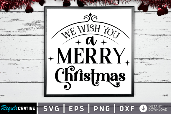 Download We Wish You a Merry Christmas SVG Design - Merry christmas Collection