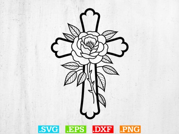 Download Cross SVG Cut Files, Religious Cross Dxf - Cut files Collection