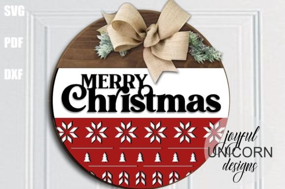 Download Merry Christmas Door Hanger SVG - Merry christmas Collection