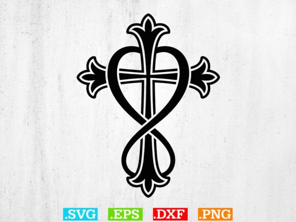 Download Cross SVG Cut Files, Religious Cross Dxf - Cut files Collection