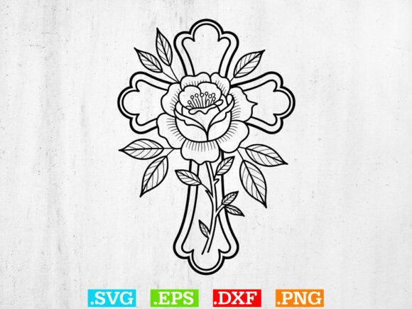 Download Cross SVG Cut Files, Religious Cross Dxf - Cut files Collection