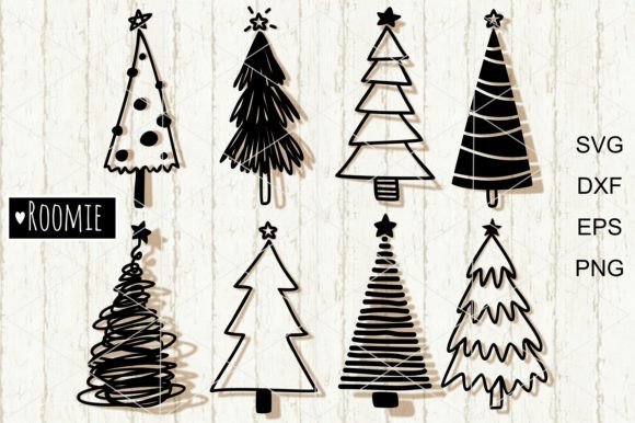 Download Merry Christmas Rustic Trees SVG - Merry christmas Collection