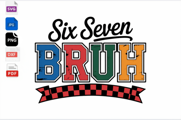 Download Six Seven Bruh Retro Vintage T Shirt - Six seven bruh Collection