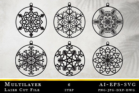 Download Laser Cut Christmas Ball SVG. - Laser cut christmas Collection