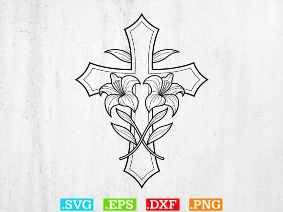 Download Cross SVG Cut Files, Religious Cross Dxf - Cut files Collection