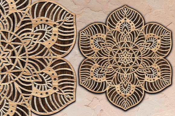 Download Multilayer Mandala Laser Cut SVG - Multilayer Collection
