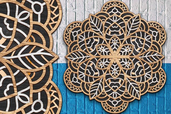 Download Multilayer Mandala Laser Cut SVG - Multilayer Collection