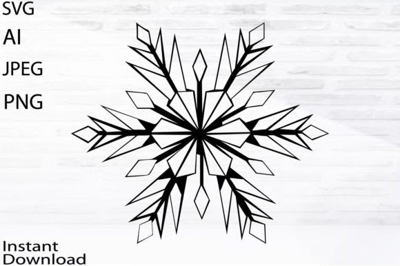 Download Snowflake Christmas SVG Cut Files - Cut files Collection