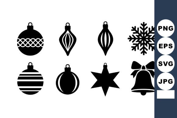 Download Christmas Holiday Decorations Silhouette - Holiday decorations Collection