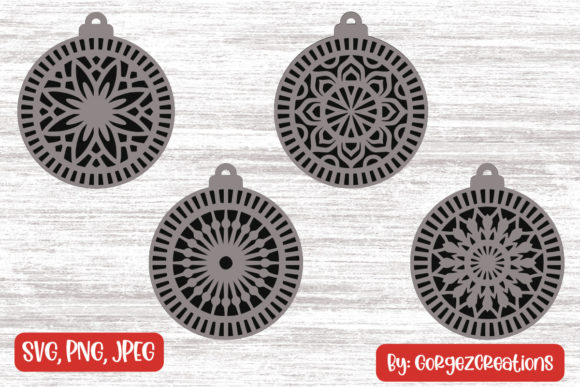 Download Layered Christmas Baubles SVG Cut Files - Cut files Collection