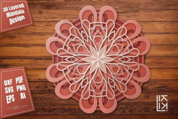 Download 3D Multilayer Mandala SVG Cut File Vol.5 - Multilayer Collection