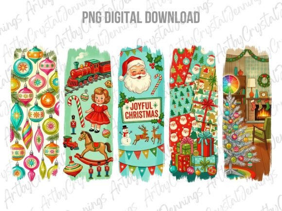 Download Retro Merry Christmas Holiday PNG - Merry christmas Collection