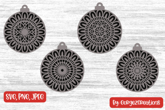 Download Layered Christmas Baubles SVG Cut Files - Cut files Collection
