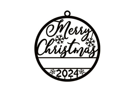 Download Merry Christmas Ornament Laser Cut File - Merry christmas Collection