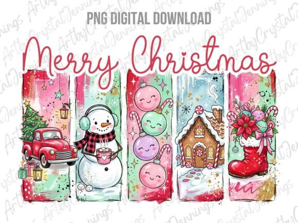 Download Merry Christmas Holiday Brushstroke PNG - Merry christmas Collection